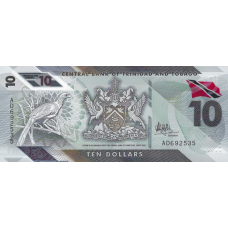 (593) ** PN62 Trinidad & Tobago 10 Dollars Year 2020
